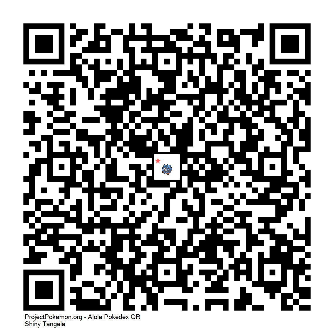 Cdigo QR de Tangela variocolor